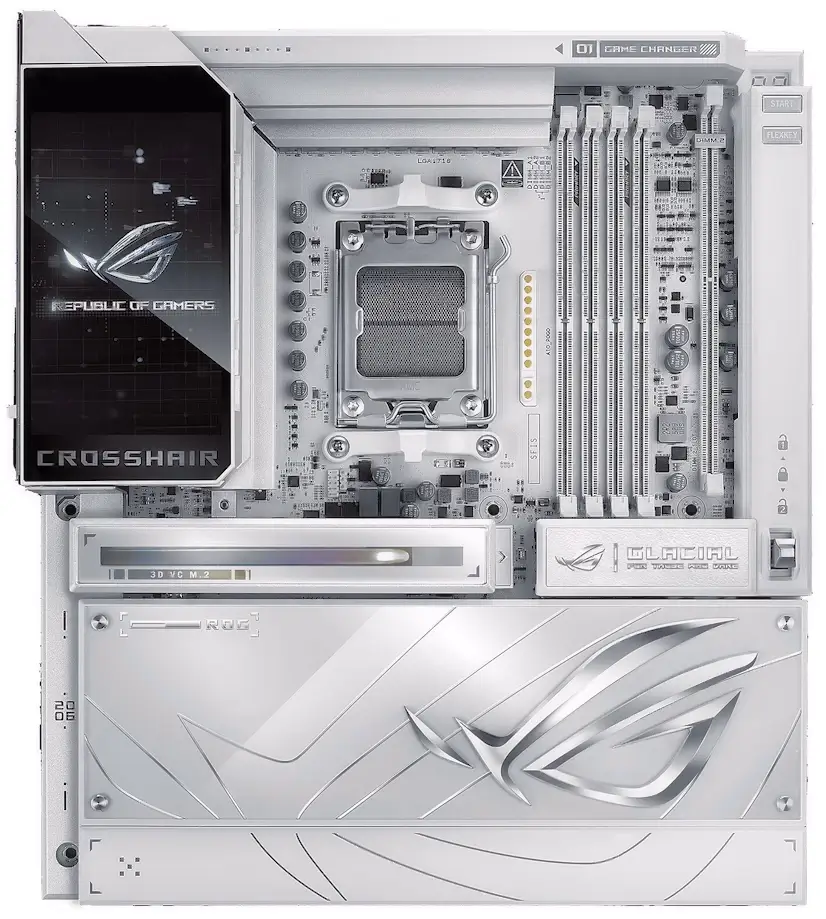 Chamberí PC - Montaje Placa Base ASUS ROG CROSSHAIR X870E GLACIAL Chamberí